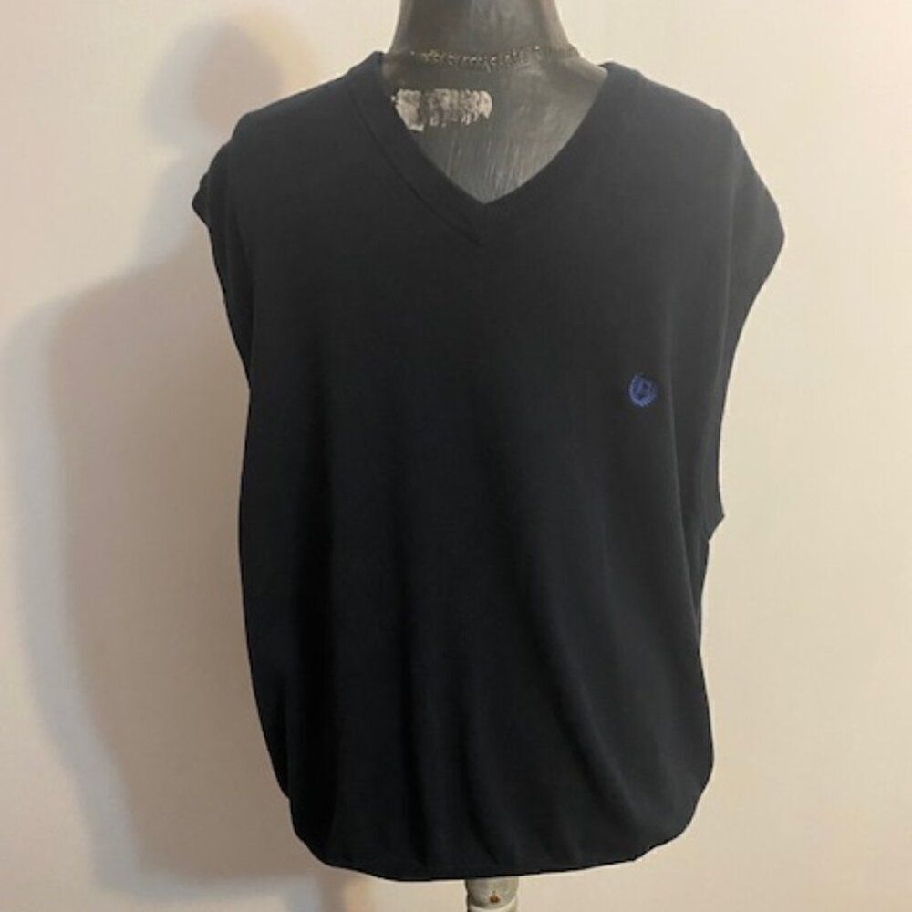 Chaps Navy Blue V-neck pullover vest, size XXL